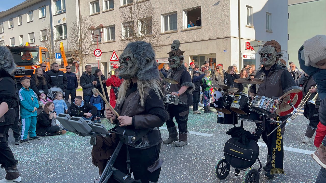 Grenzüberschreitender Fasnachtsumzug in Rheinfelden 2025 🥳🎉