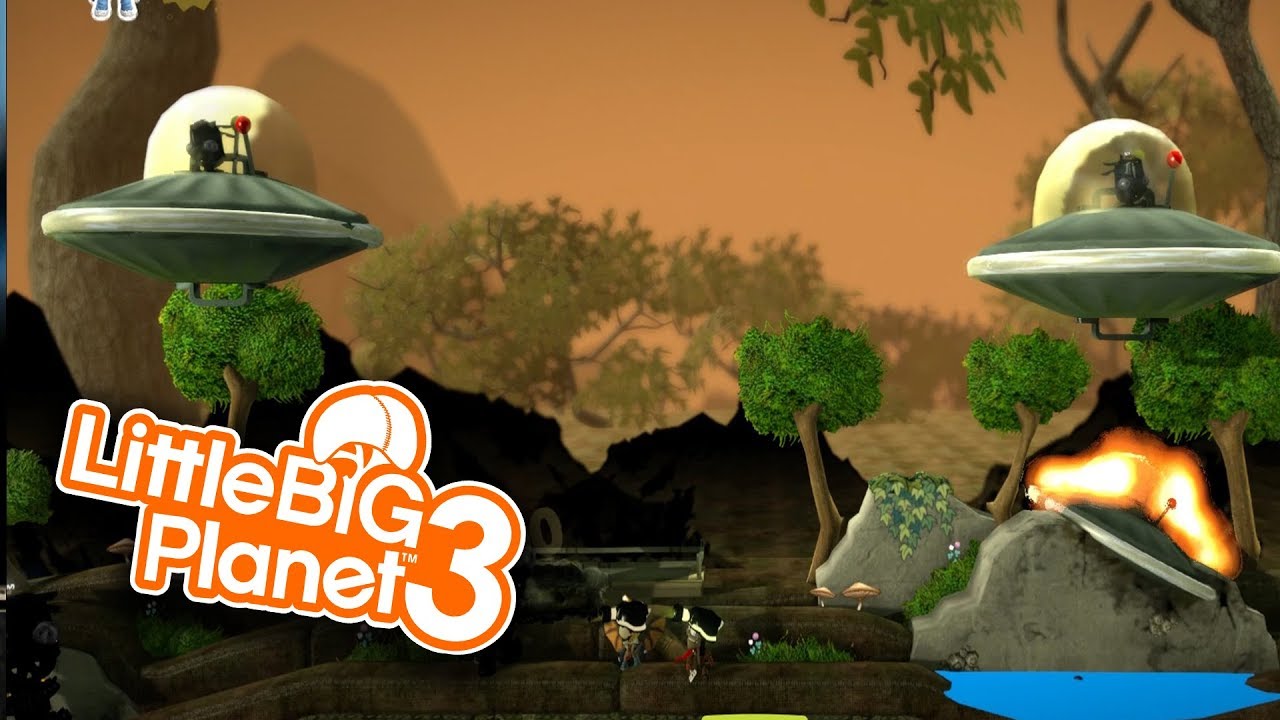ВТОРЖЕНИЕ ИНОПЛАНЕТЯН | Little Big Planet 3 (PS4) Многопользовательский режим