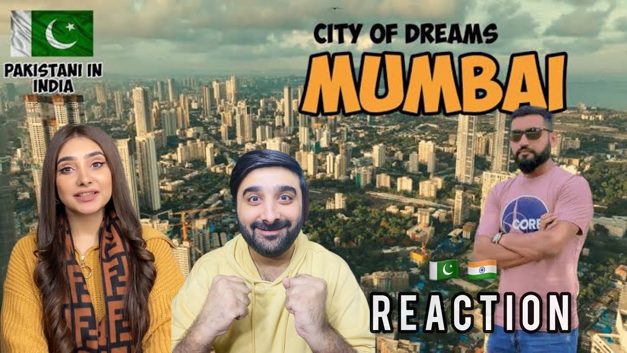 Pak reacts on pakistani in india exploring mumbai with local mumbai residents 🇵🇰🇮🇳