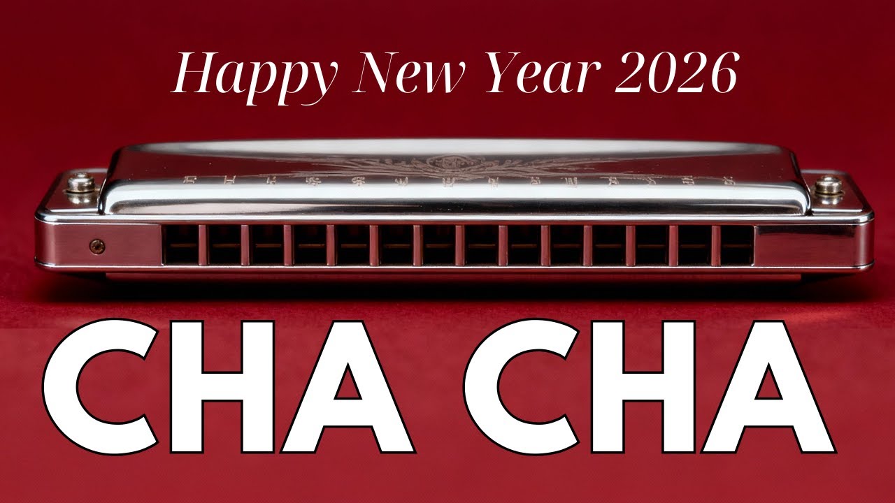New Year Morning Cha-Cha | Gentle Harmonica Music