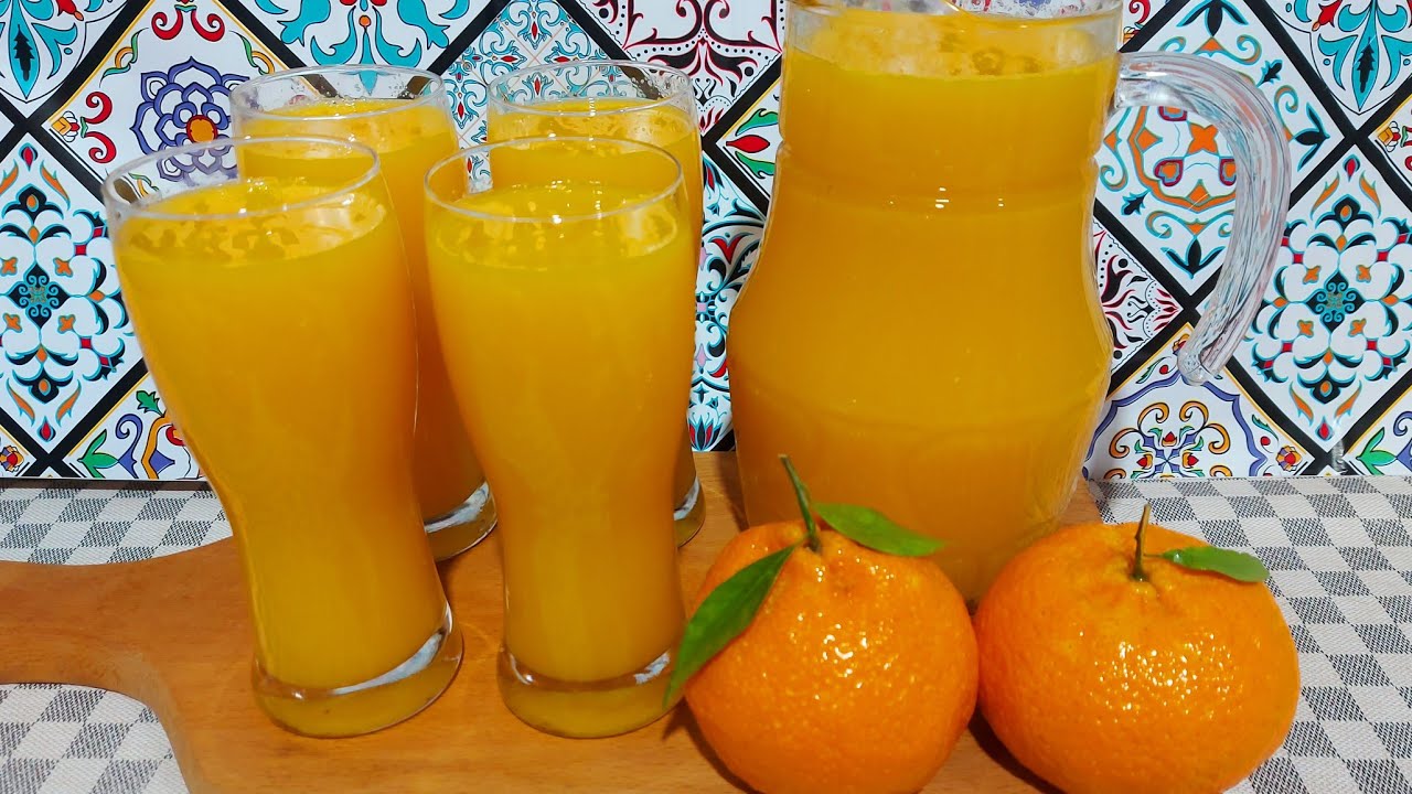 عصير اليوسفي🧡مميز ومركز مع طريقة الحفاظ عليه لمدة سنه وأكتر بطريقة مضمونة 💯%