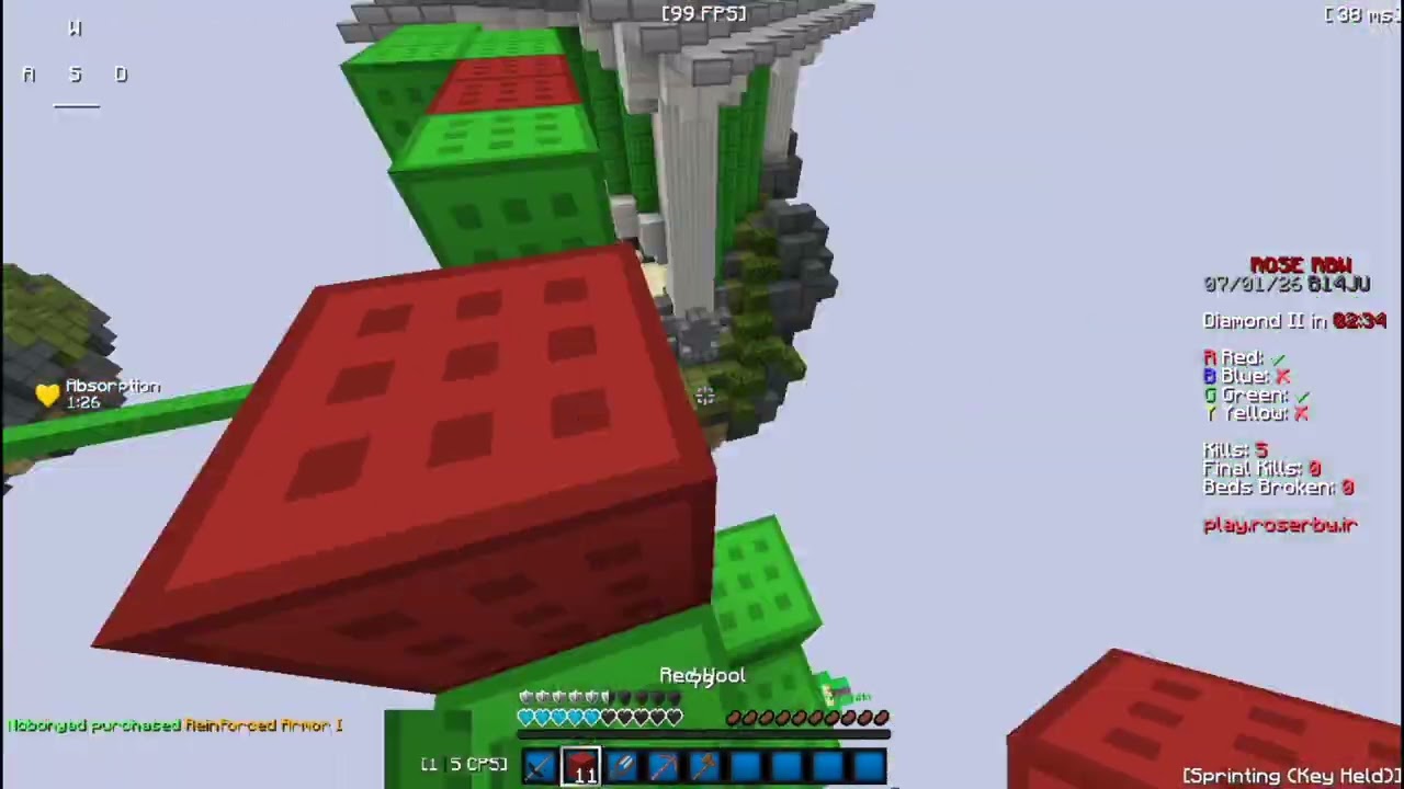 Ranked bedwars mouse and keyboard sound (asmr)