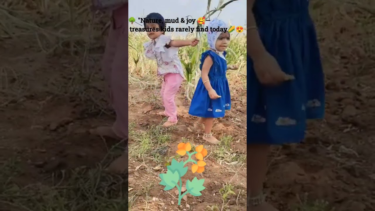 Mud play = stronger immunity, sharper minds. #farmplay #MudPlay #NatureKids #kidsoutdoors #MessyFun