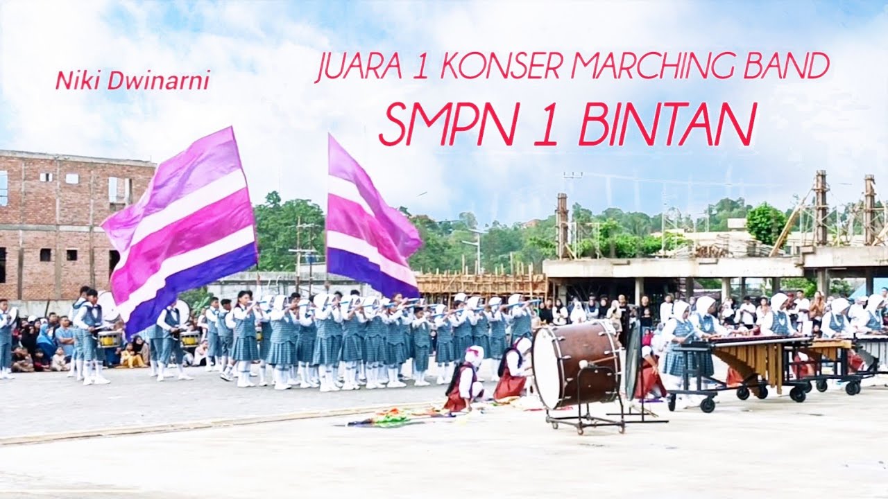 JUARA 1 SMP KONSER MARCHING BAND - SMPN 1 BINTAN