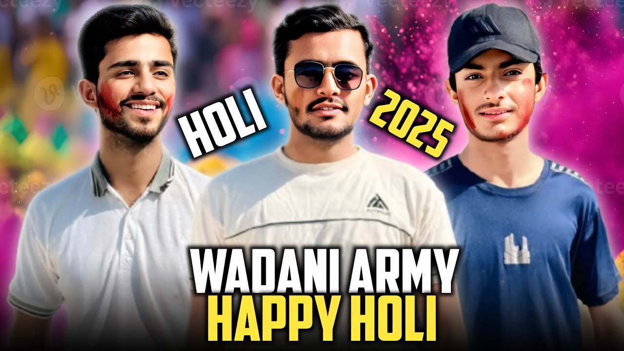 HOLI 2k25 | Pakistani hindus festival ❤️| hindus festival | village life | wadani army happy holi ❤️