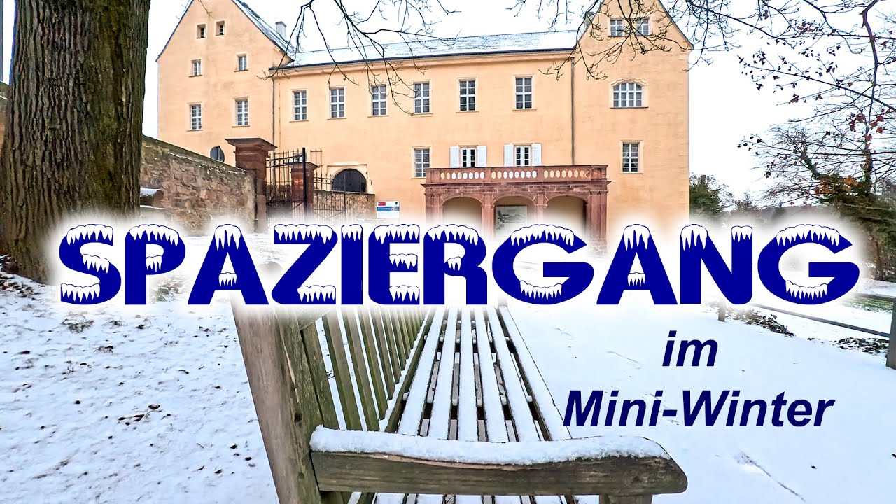 Erster Schnee in Frohburg: November-Spaziergang & winterliche Impressionen