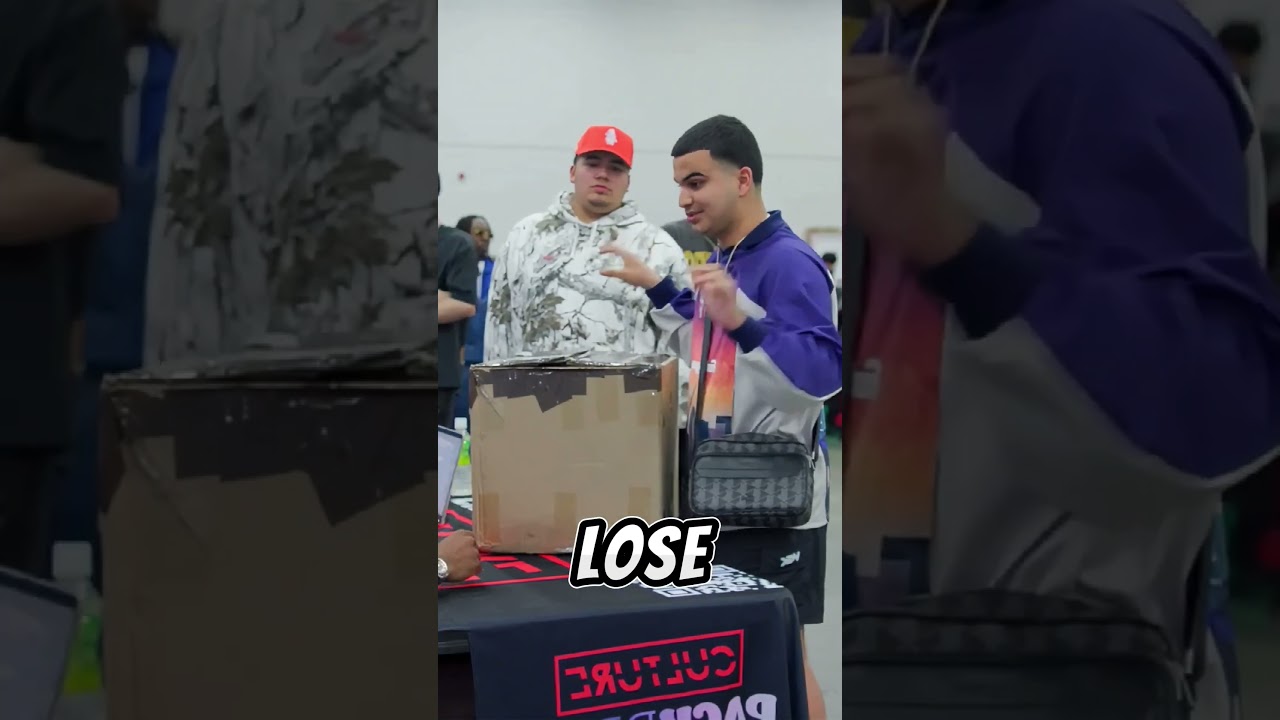 $1000 MYSTERYBOX 🤑 #culturekicks #sneakers #sneakerhead #kick #snkrs #coinflip #mysterybox #scam