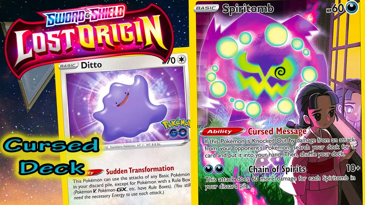 Spiritomb & Ditto Take SCARY BIG KO's in this Deck! (Pokemon Lost Origin)