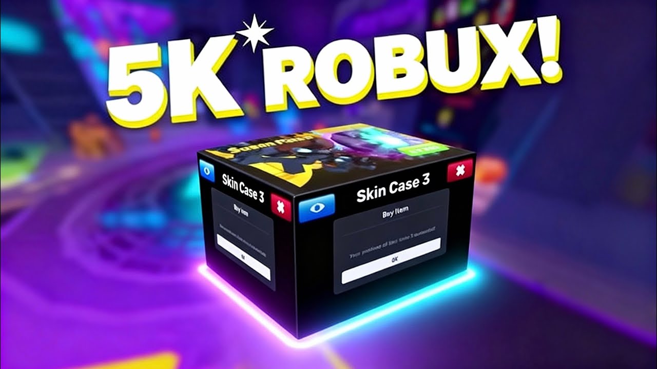 5K robux unboxing😁!