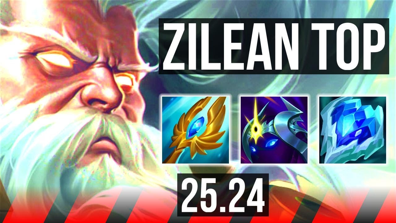 ZILEAN vs YORICK (TOP) | Good KDA: 5/1/16, 18K damage | NA Challenger | 25.24