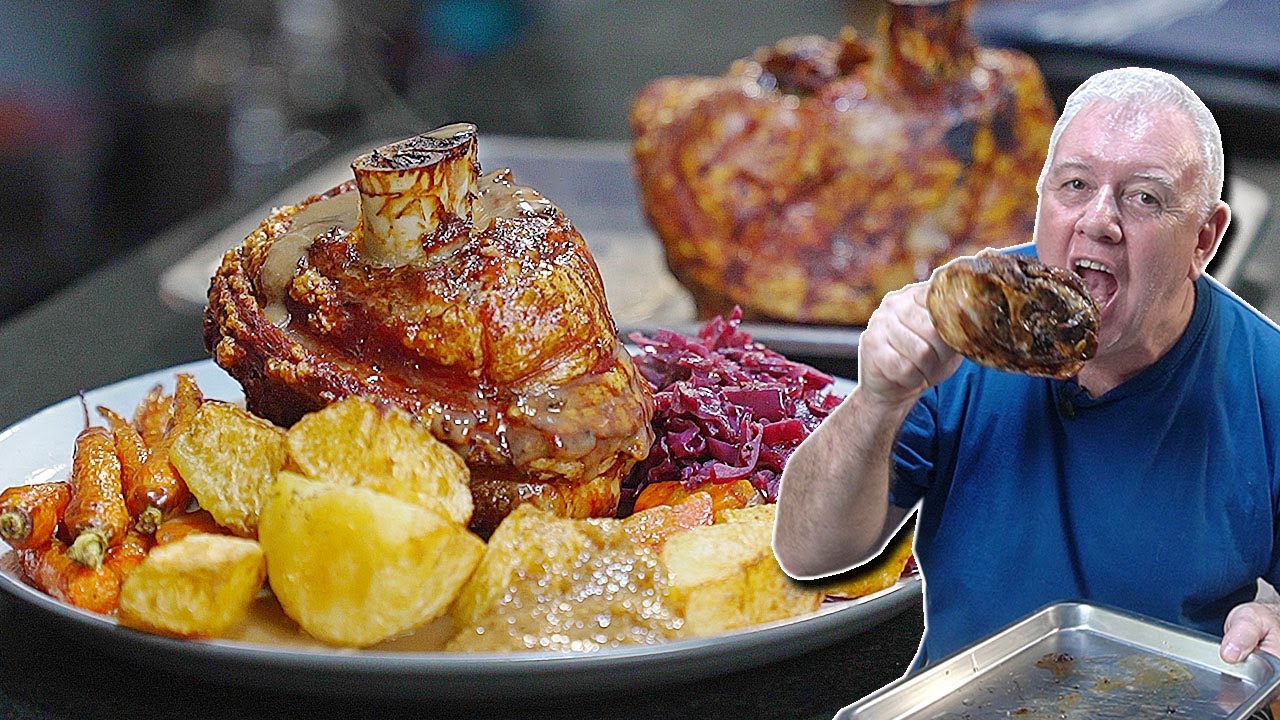 German Pork Knuckle with Beer Gravy - COSORI TURBO TOWER Dual Air Fryer