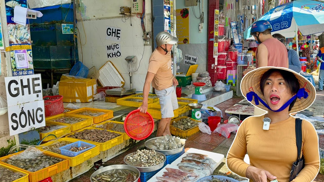 Đìu Hiu Cảnh Chợ Hải Sản Nha Trang | Gặp Lại Em Gái Bán Vé Số Dịu Dàng 
