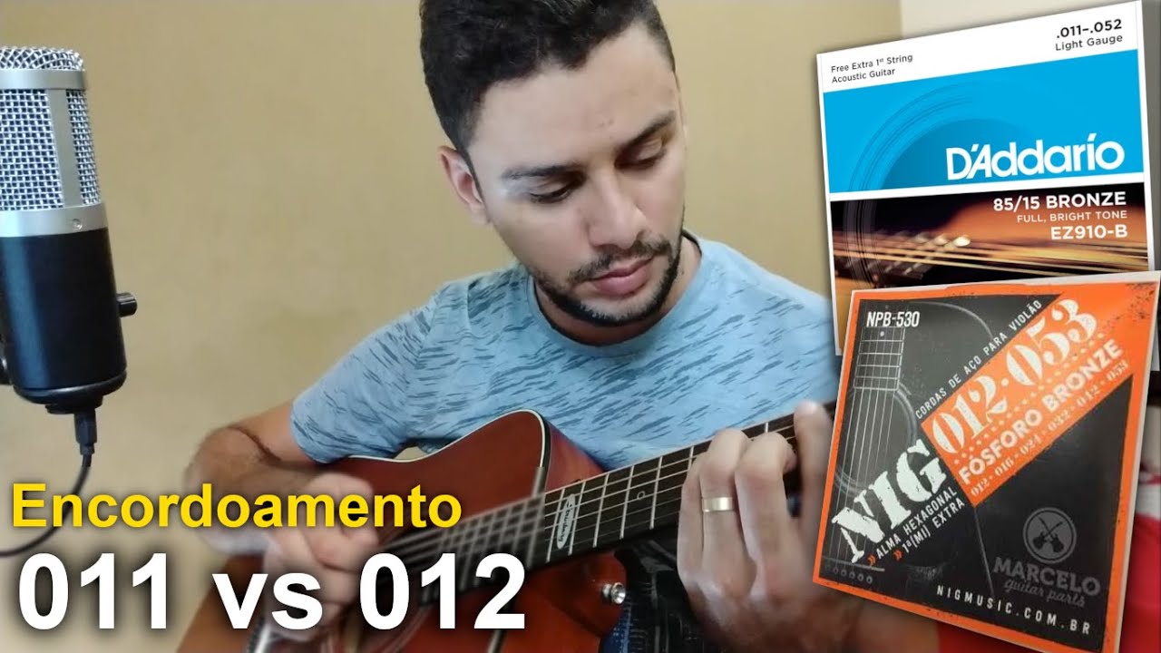 Qual a melhor corda 011 ou 012? [Atualizado 2021] | Viol&atilde;o Strinberg SR200
