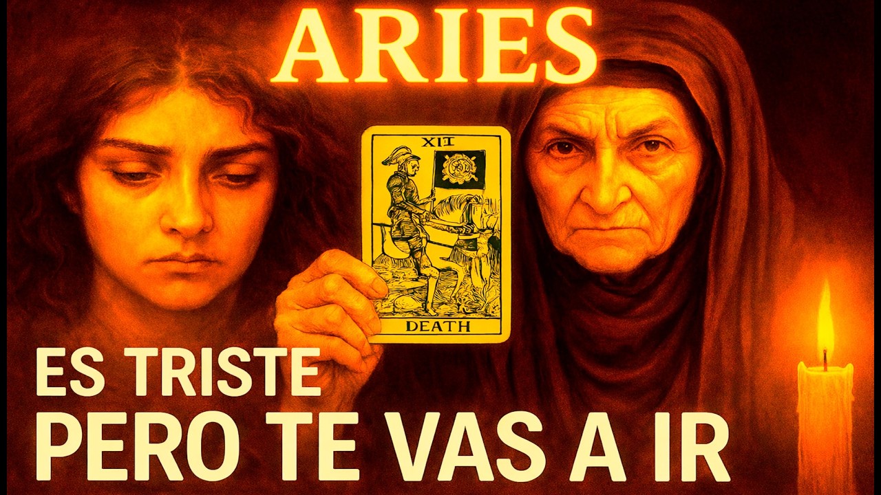 ARIES 😭 Es triste, pero te vas a ir 💔😢 Todos van a llorar con tu despedida