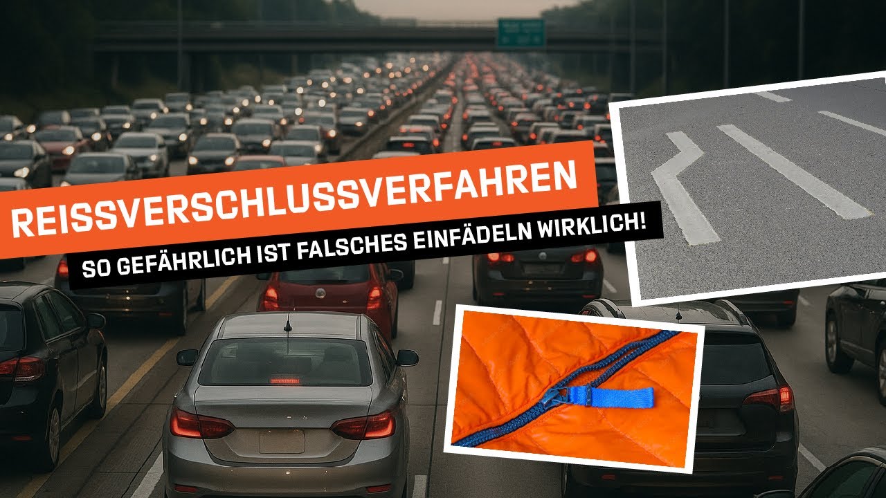 Reißverschlussverfahren: Der unterschätzte Fehler im Straßenverkehr | Schneider Rechtsanwälte