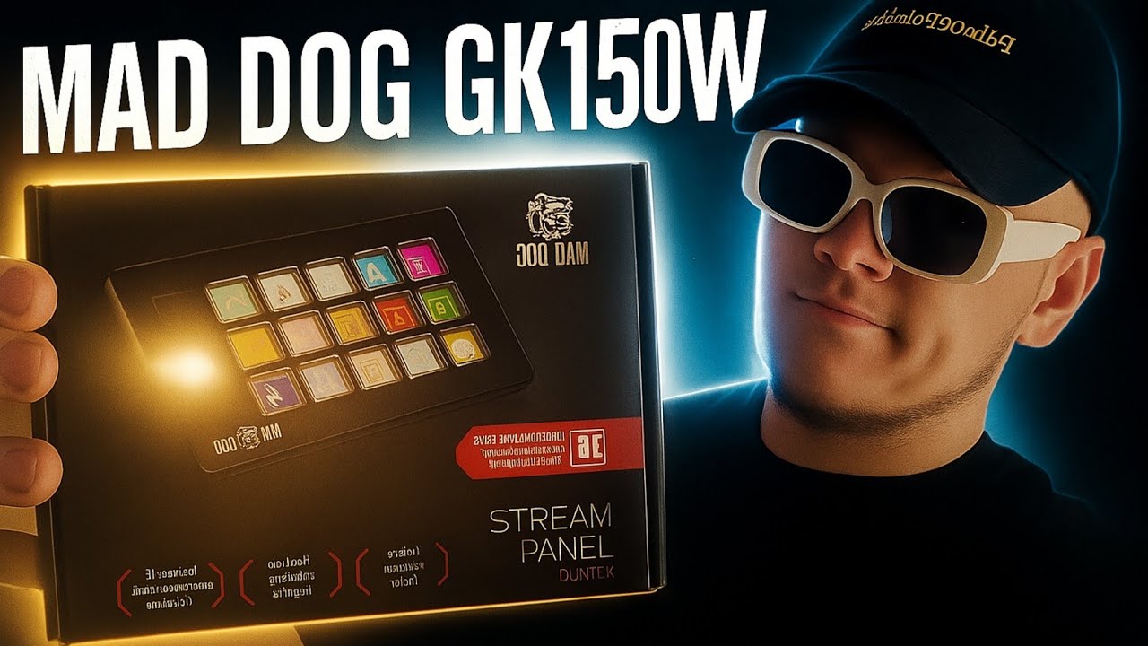 MAD DOG GK150W TEN KONTROLER DO STREAMU JEST CIEKAWY!🤔 ( Unboxing/działanie)