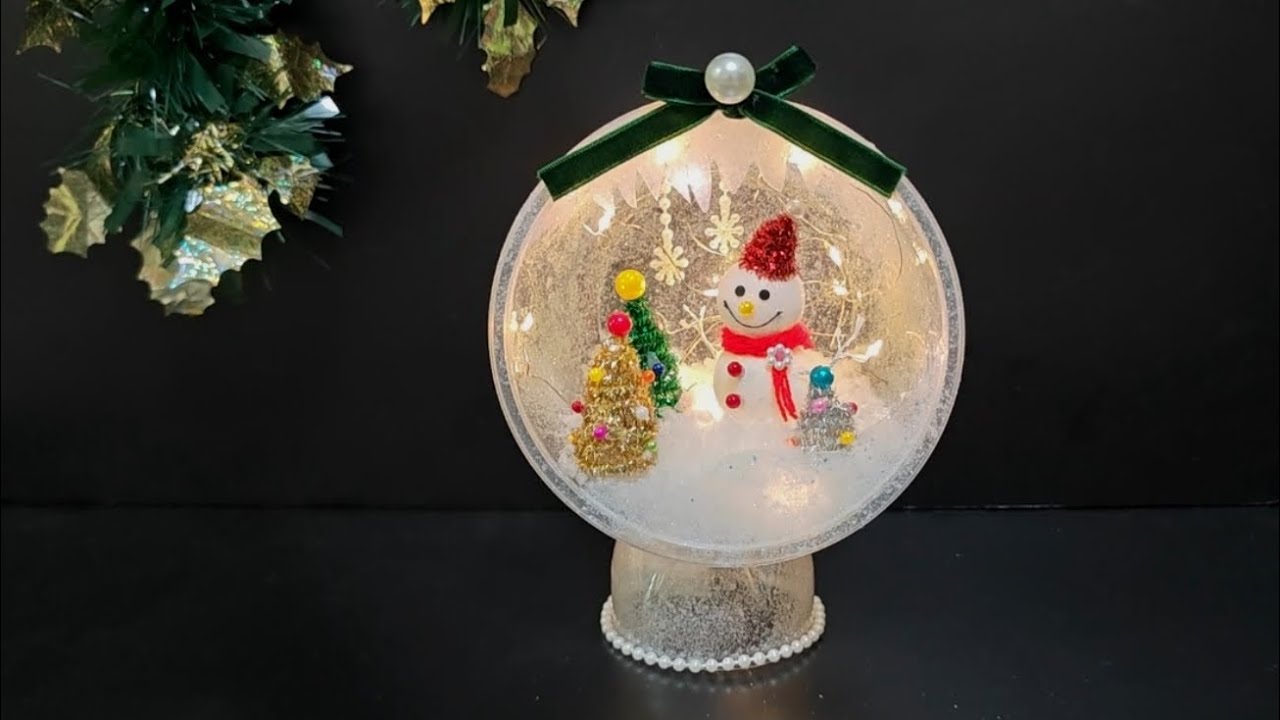 Plastic Container Into Christmas Diorama DIY 塑膠盒聖誕立體場景擺設 (EP55) 