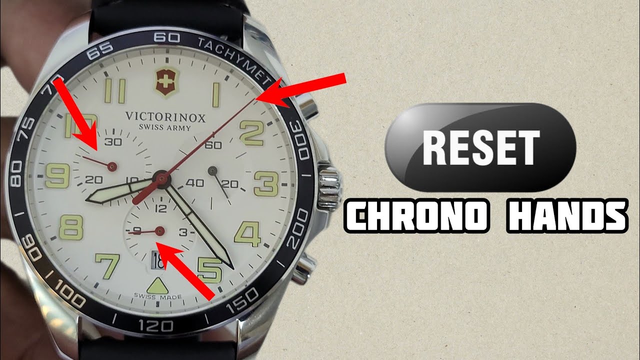 How To RESET Chronograph Hands on Multifunction Watch | Caliber Ronda 5030.D