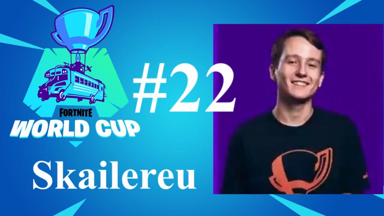Skailereu Fortnite Solo World Cup Highlight!!!