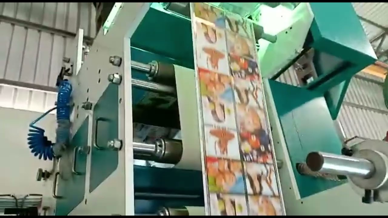 FIVE COLOUR WITH 2 DIE CUTTING UNIT WITH COLD FOIL UNIT