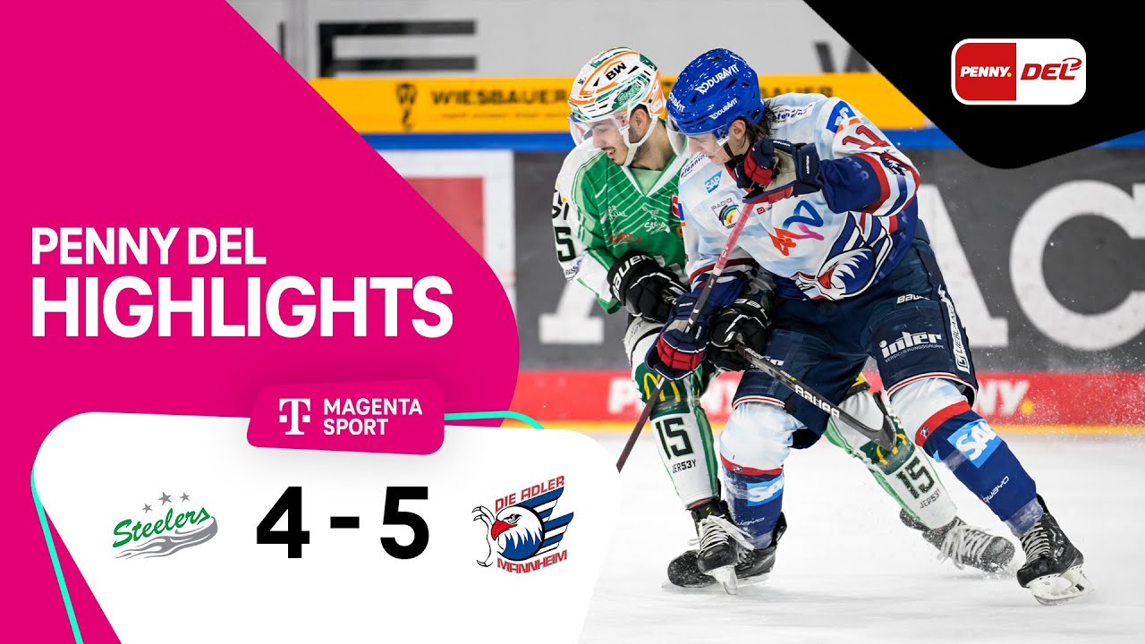 Bietigheim Steelers - Adler Mannheim | Highlights PENNY DEL 22/23