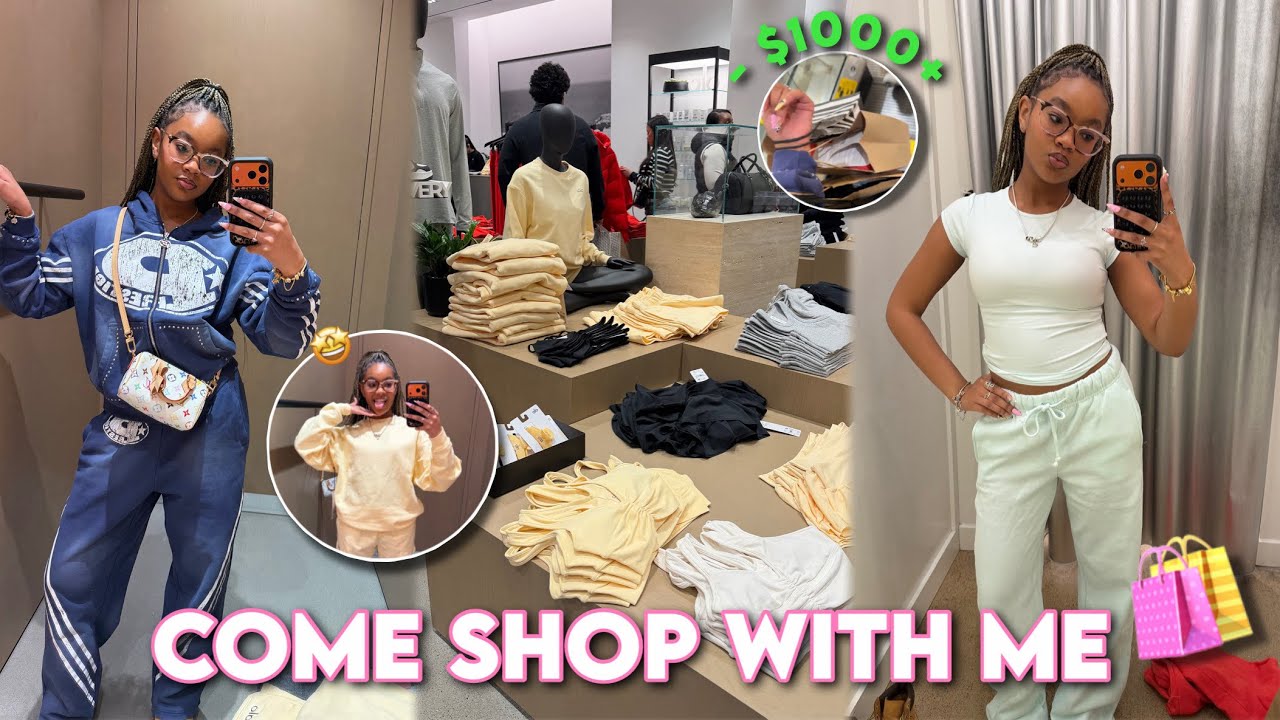Пойдем со мной за покупками! 🛍️ *От 1000 долларов* | Alo, Garage, Pacsun, Sephora и другие магазины
