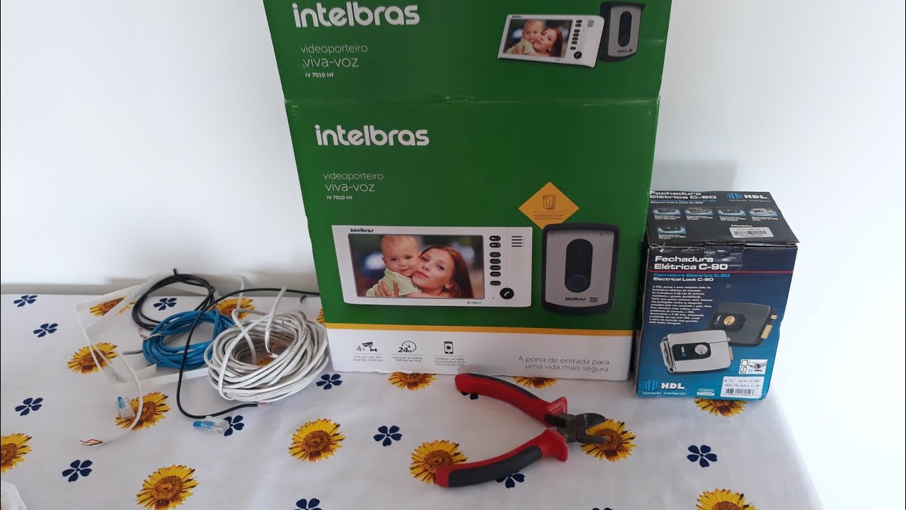 Instalação vídeo porteiro Intelbras lV 7010 HF