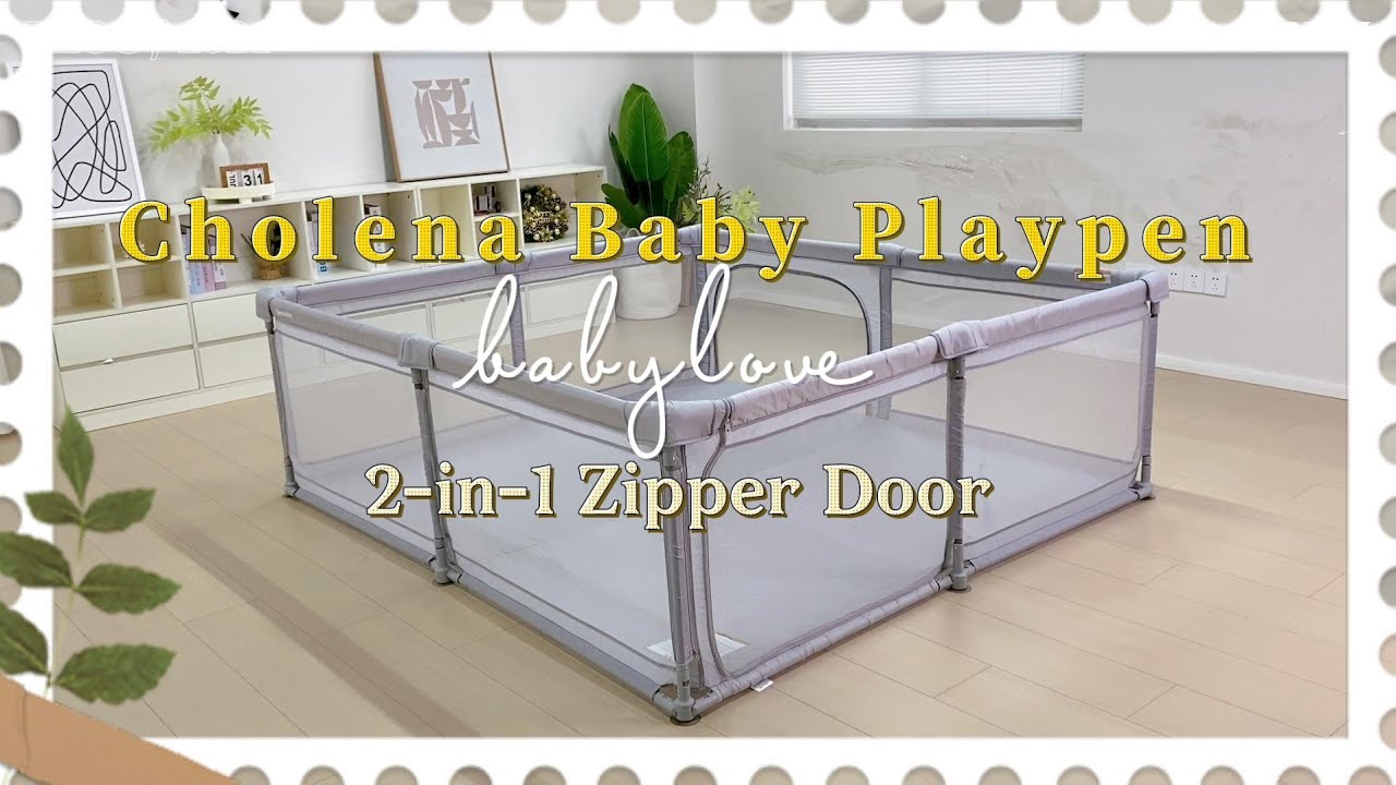 Cholena Breeze Series | Baby Playpen Installation Video| Lightweight & Foldable