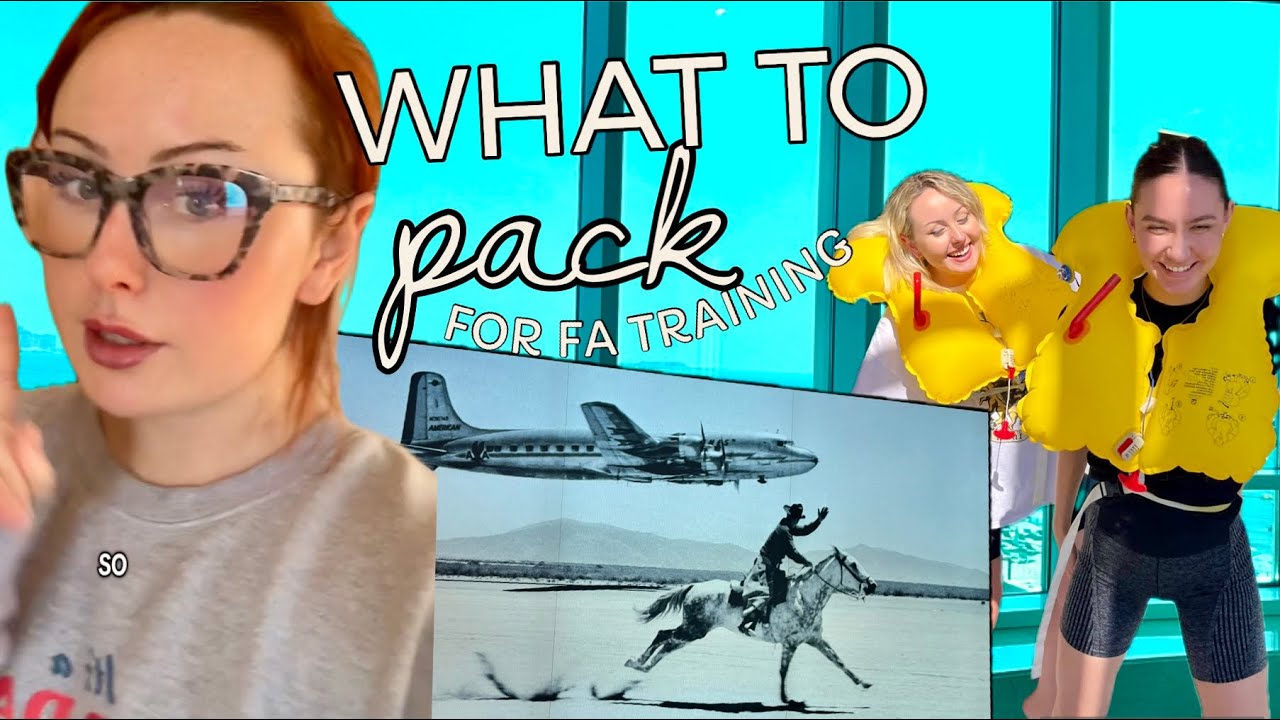 WHAT TO PACK FOR FLIGHT ATTENDANT TRAINING | yap