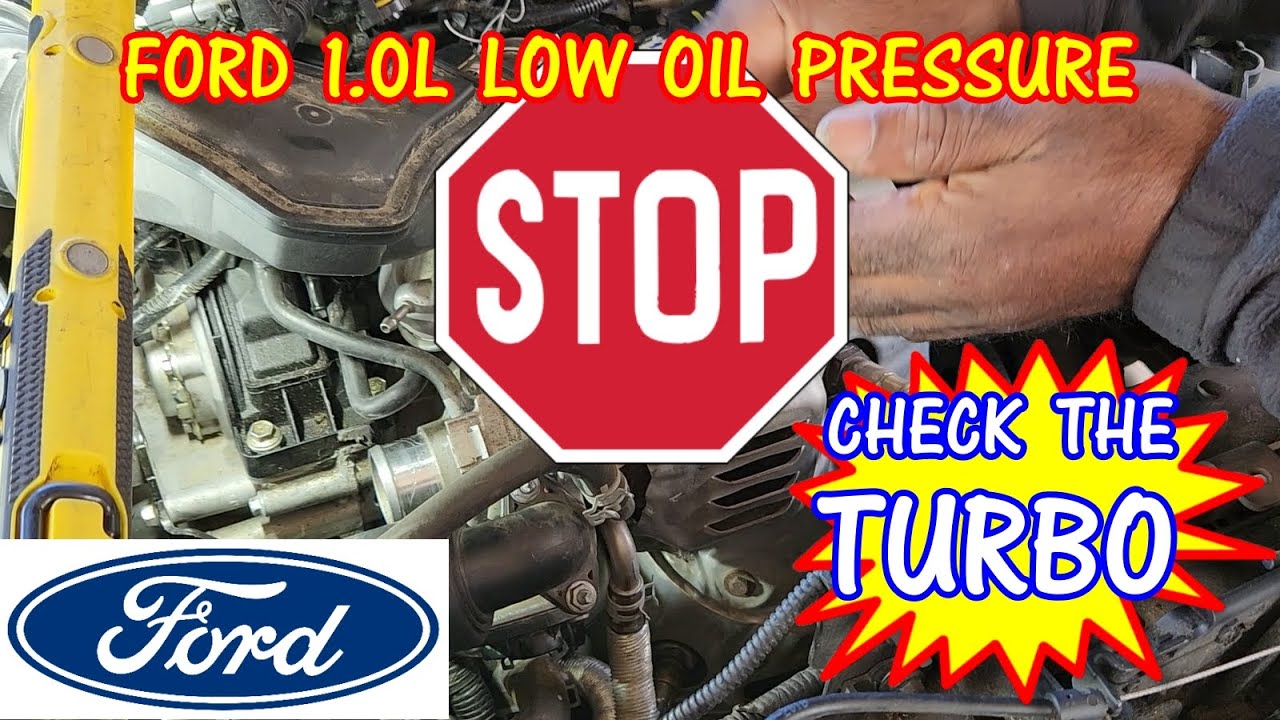 Ford EcoSport And Fiesta 1.0 EcoBoost - Low Oil Pressure - CHECK THE TURBO!