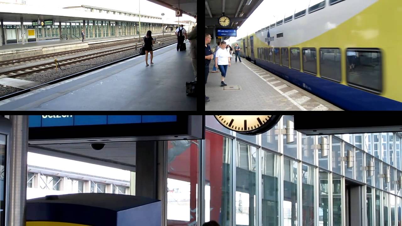 Hannover Train Station And Bahnhof