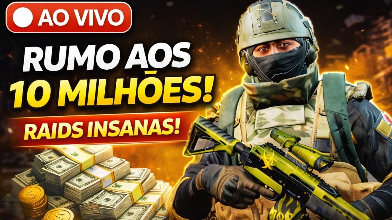 🔴 RUMO AOS 10 MILHÕES! Arena Breakout AO VIVO 💰 #arenabreakout #gameplay #live