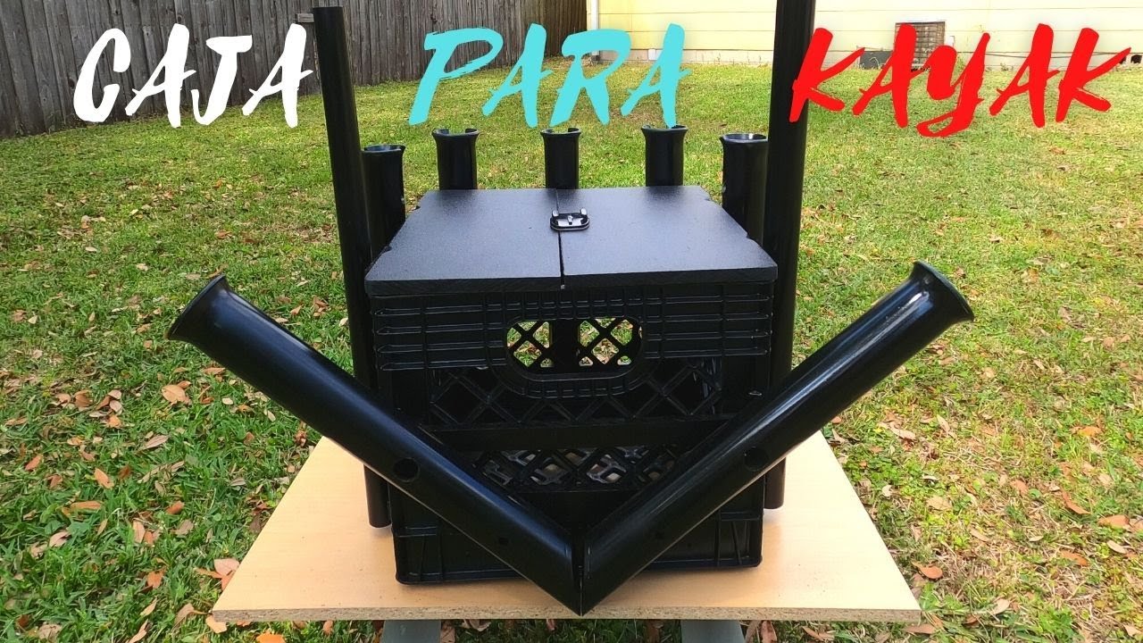 ✅Como Hacer Caja con Portacañas para kayak