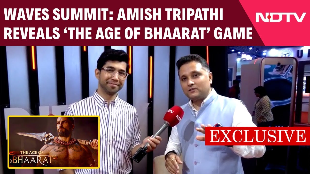 Amish Tripathi Reveals 'Age of Bhaarat' Game Ft. Amitabh Bachchan's Voice | WAVES 2025 | Exclusive