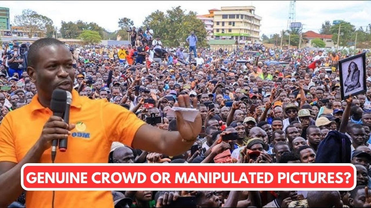 Kitengela ODM Crowd Legit Or AI Manupulated Photos /Videos? Can Mammoth Crowd Translate To Votes ?