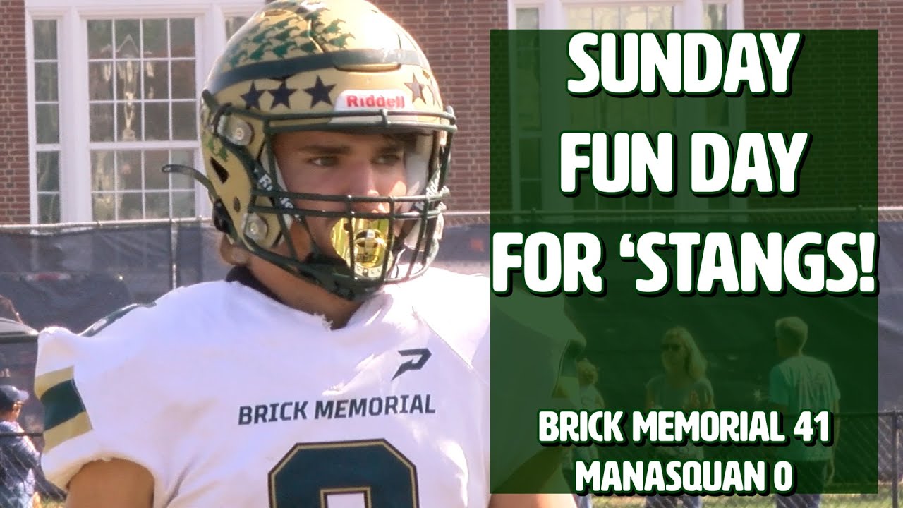 Brick Memorial 41 Manasquan 0 | Week 5 Highlights | Mustangs 6-0!