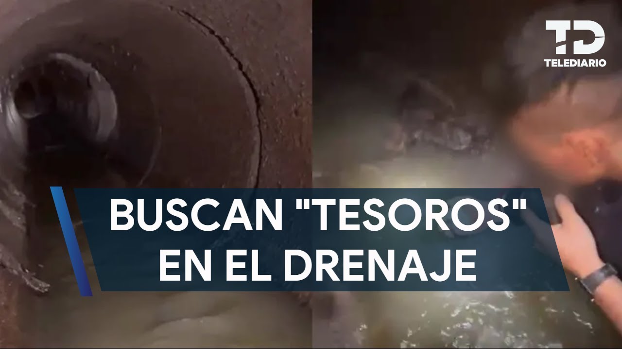 Personas entran al drenaje de Guadalajara buscando anillos y monedas; SIAPA realiza operativo