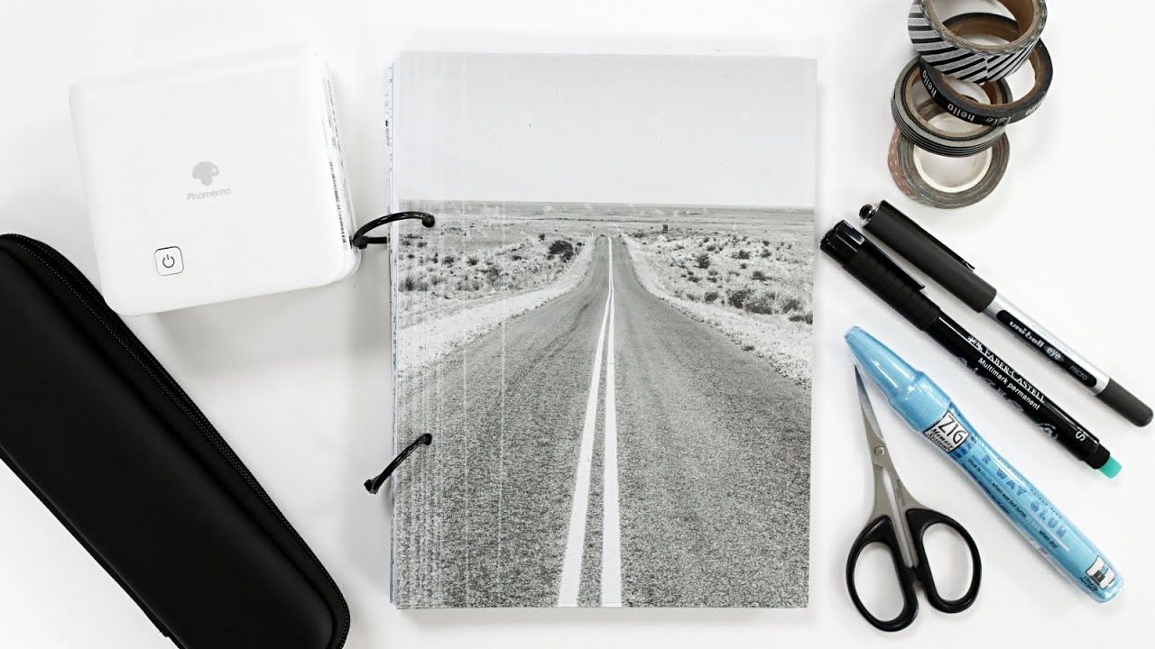 Ein schnelles Travel Journal (für einen Roadtrip) mit vielen Pockets | Tutorial