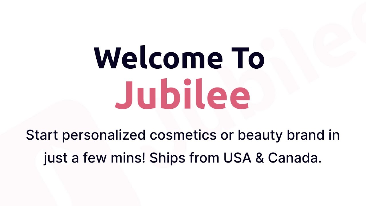 Jubile: Beauty, Cosmetics and Skincare Private Label Dropshipping App