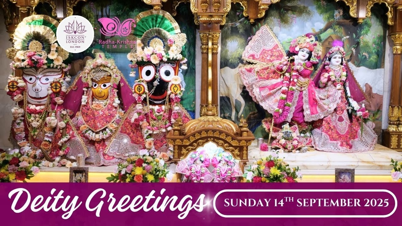 Deity Greetings | Guru Puja | CC Adil Lila 12.13-17 Class by HG Ranchor Das - 14.09.2025