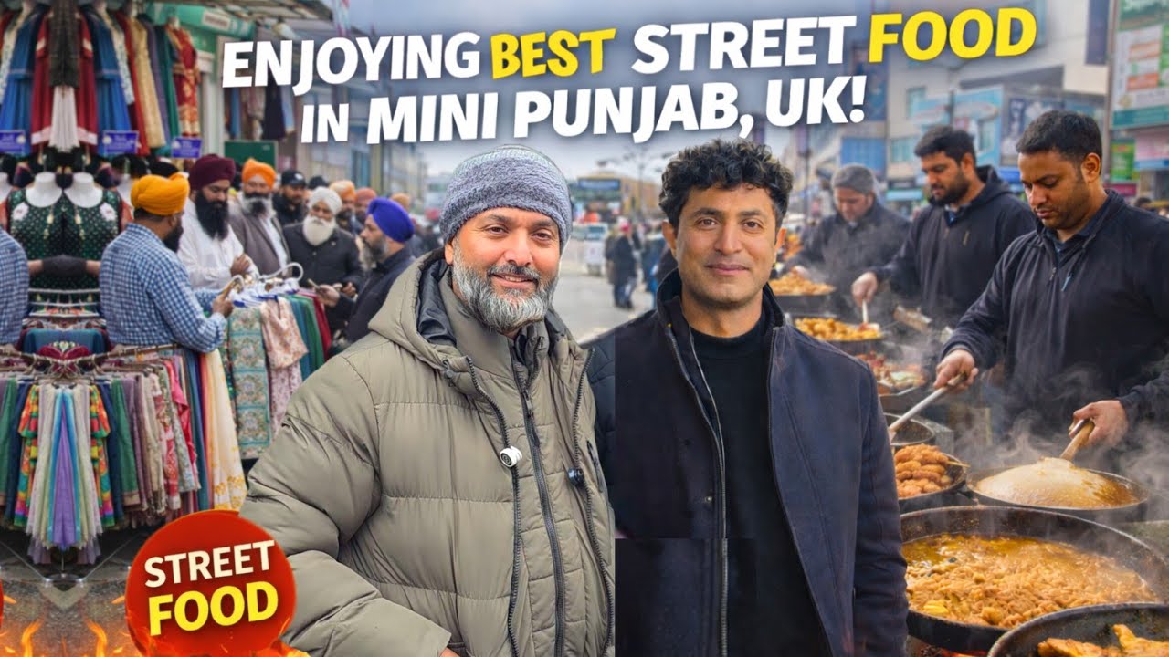 We Found MINI PUNJAB in the UK 🤯 | Southall Desi Street Food Tour with Family!