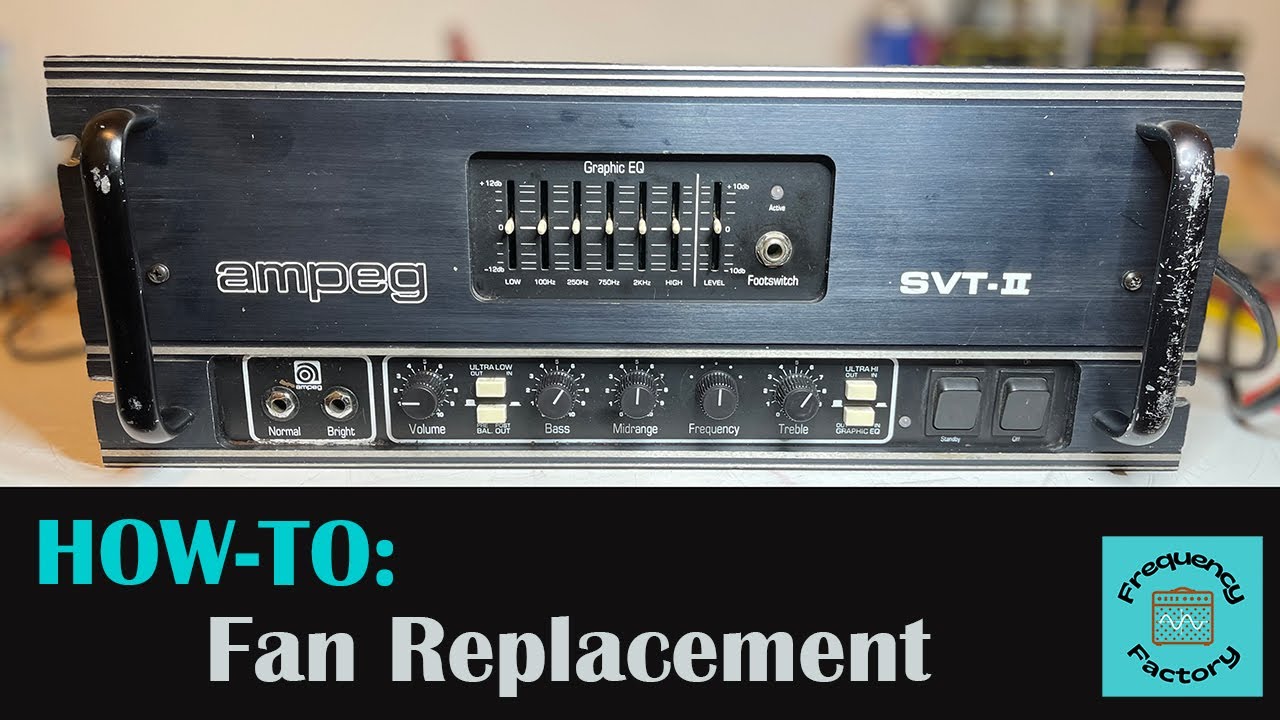 Ampeg SVT II Non-Pro HOW-TO: Fan Replacement!