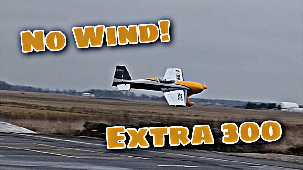 No Wind!  Had To Fly The E-flite Extra 300!