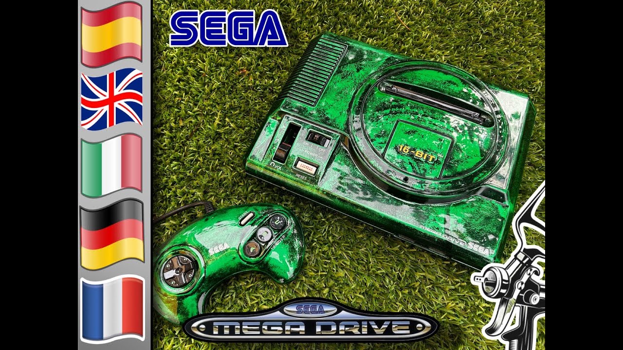 Como Pintar Sega Megadrive / Sega Genesis ( efecto Cristalizador )