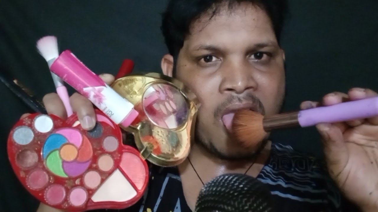 ASMR  Spit Painting Makeup 💄