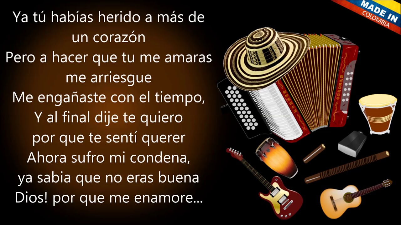 Vallenato   No pude quitarte las espinas La Decision Vallenata