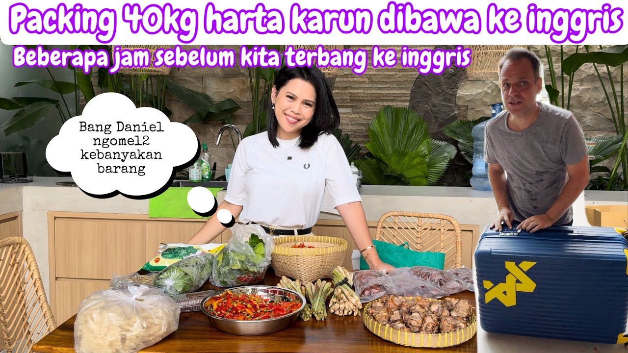 PACKING 40 KG HARTA KARUN Dİ BAWA KE INGGRIS || BEBERAPA JAM SEBELUM TERBANG KE INGGRIS
