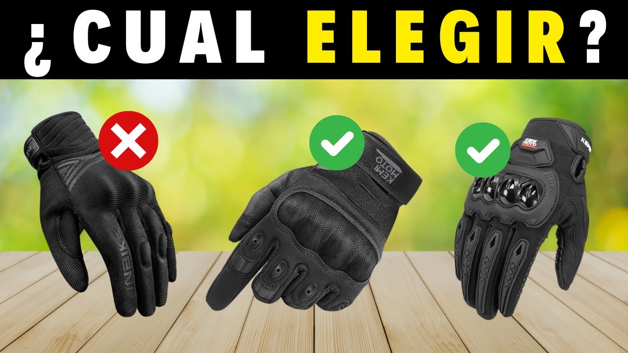 👉 MEJORES guantes de MOTO 2025 | TOP 7 Guantes de moto IMPERMEABLES 🏍️