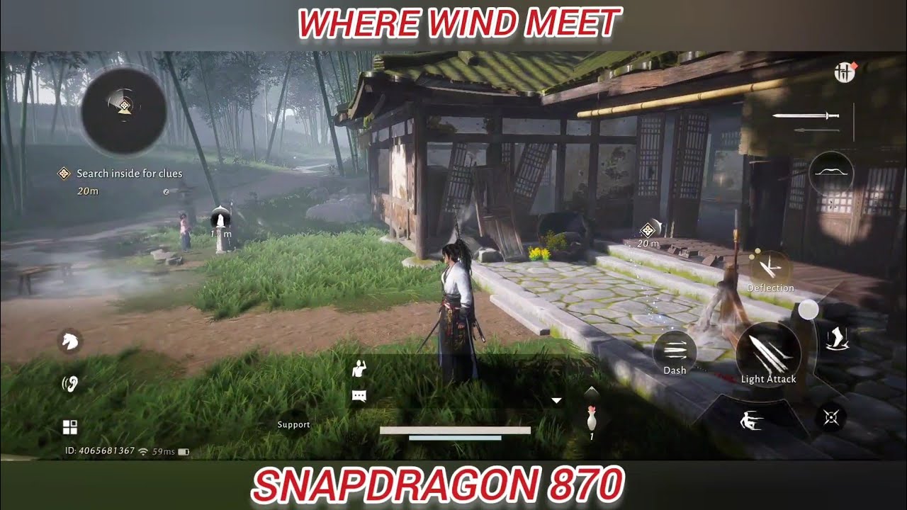 WHERE WINDS MEET realistic game on mobile 
