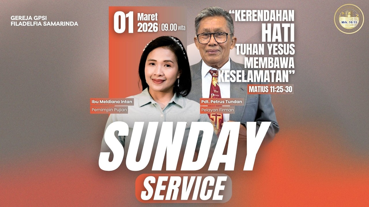 Ibadah Raya - GPSI Filadelfia Pk. 09.00 | 01 Maret 2026
